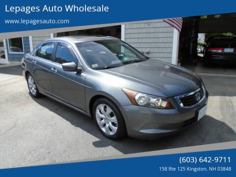 2010 Honda Accord for sale at Lepages Auto Wholesale in Kingston NH
