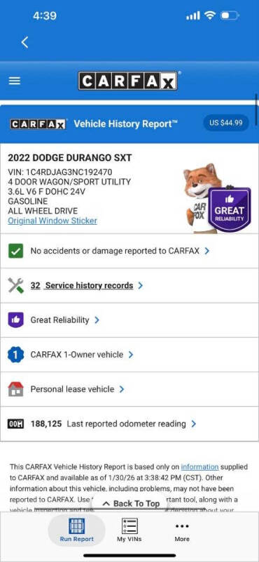 2022 Dodge Durango SXT