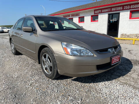 2005 Honda Accord for sale at Sarpy County Motors in Springfield NE
