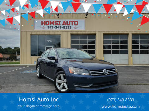 2012 Volkswagen Passat for sale at Homsi Auto Inc in Kannapolis NC