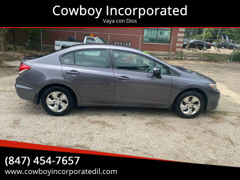 2014 Honda Civic for sale at Cowboy Incorporated in Waukegan IL