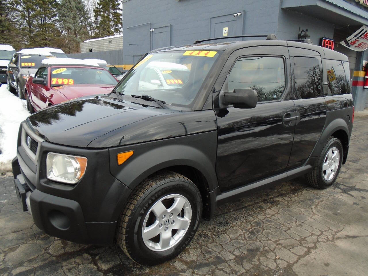 Black 2005 Honda Element EX AWD EX 4dr SUV 1