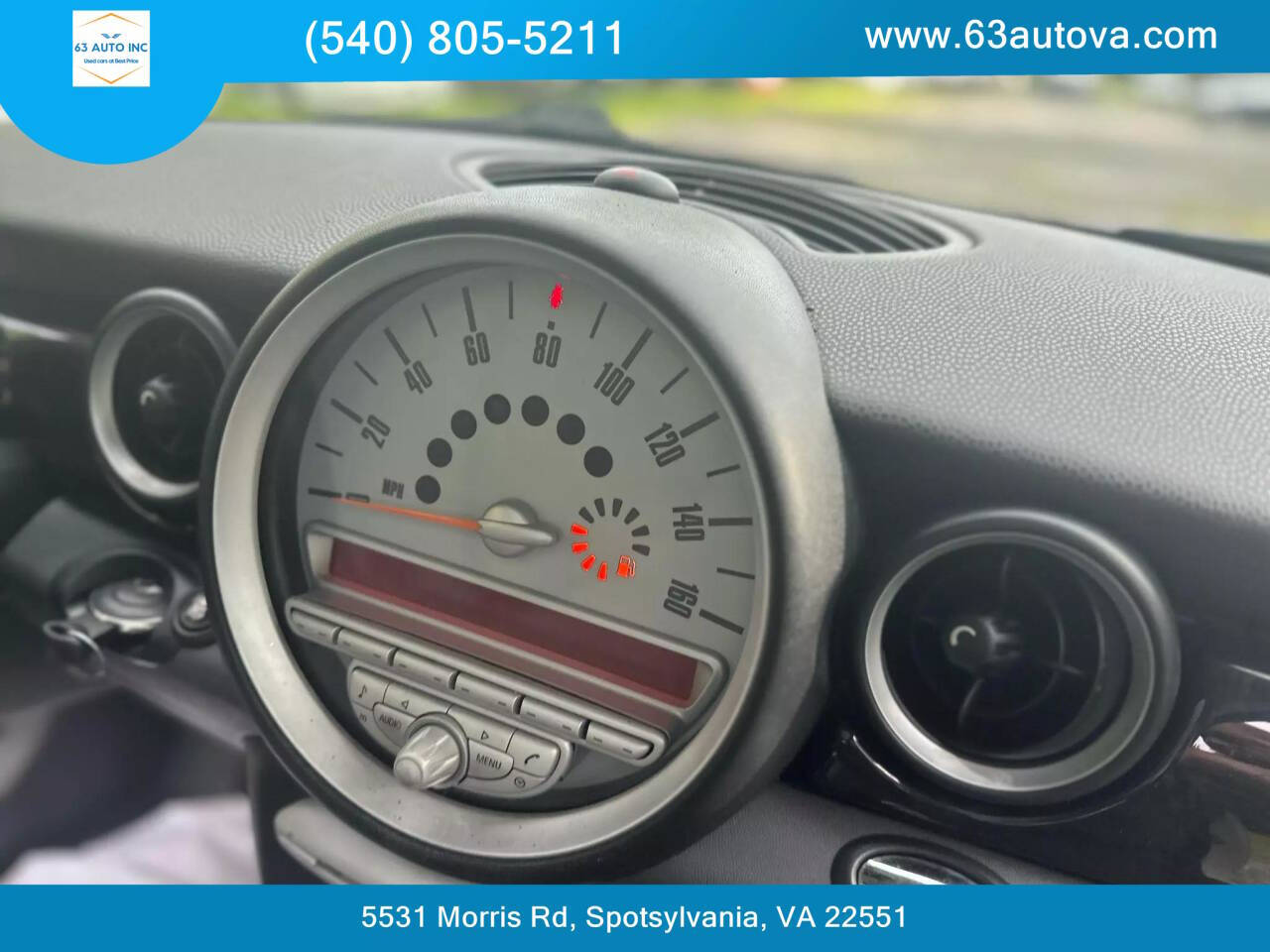 2010 MINI Cooper for sale at 63 Auto Inc in Spotsylvania, VA