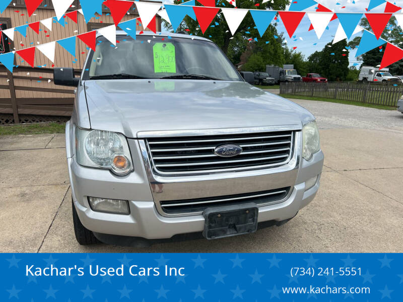 2010 Ford Explorer for sale at Kachar's Used Cars Inc in Monroe MI