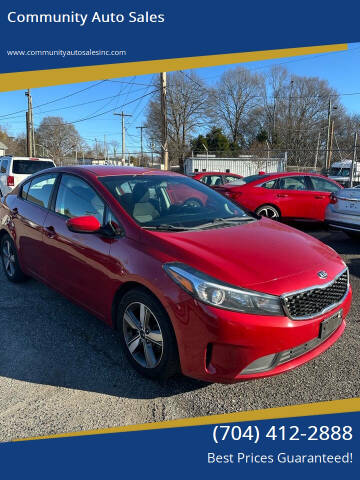 2018 Kia Forte for sale at Community Auto Sales in Gastonia NC
