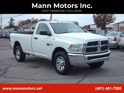 2012 RAM 2500 for sale at Mann Motors Inc. in Warwick RI