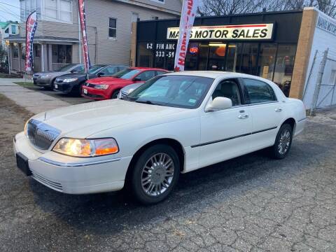 2007 Lincoln Town Car for sale at Thomas Anthony Auto Sales LLC DBA Manis Motor Sale in Bridgeport CT