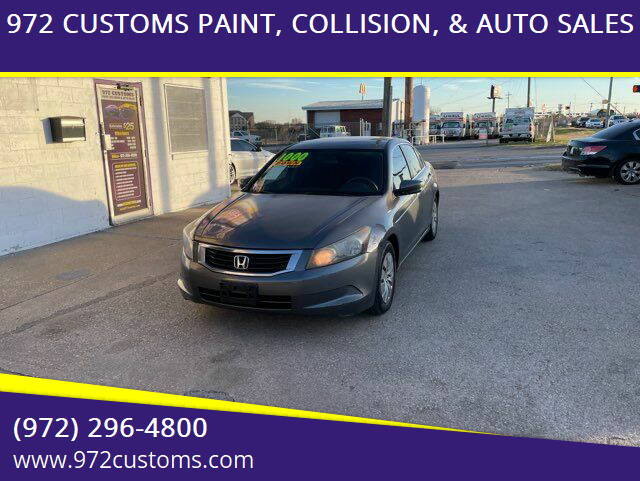 2009 Honda Accord for sale at 972 CUSTOMS PAINT, COLLISION, & AUTO SALES in Duncanville TX