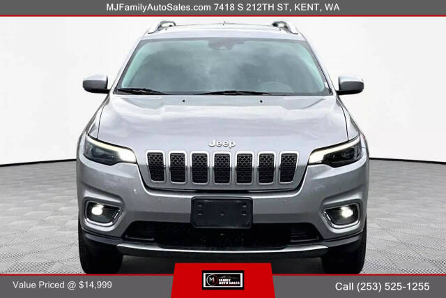 2019 Jeep Cherokee for sale at MJ FAMILY AUTO SALES in Kent, WA