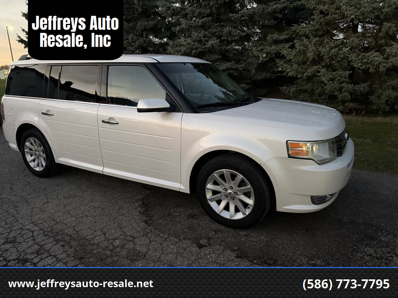 White 2009 Ford Flex SEL SEL Crossover 4dr 1