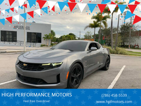 2020 Chevrolet Camaro for sale at HIGH PERFORMANCE MOTORS in Hollywood FL