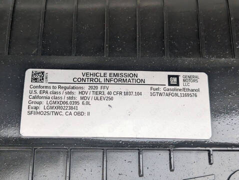 2020 GMC Savana 2500