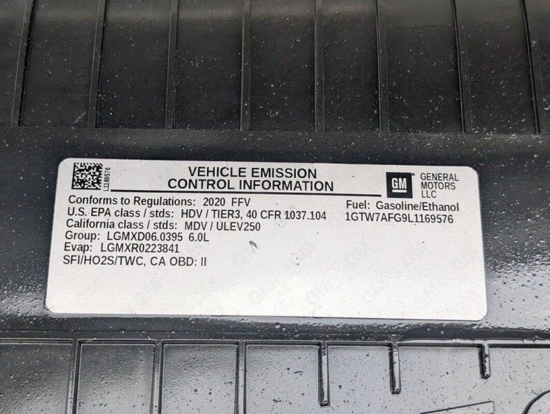 2020 GMC Savana 2500