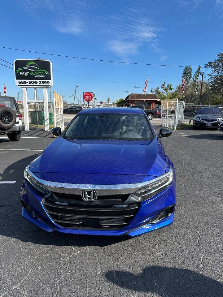 2022 Honda Accord for sale at Fast Financial Auto Mall in Lakeland, FL