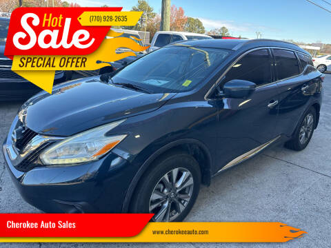 2017 Nissan Murano for sale at Cherokee Auto Sales in Acworth GA