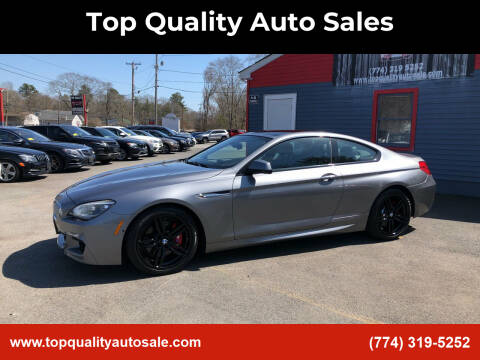 2014 BMW 6 Series for sale at Top Quality Auto Sales in Westport MA