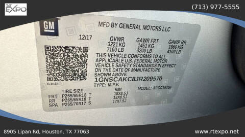 2018 Chevrolet Tahoe LS