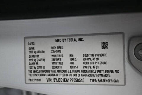 2023 Tesla Model 3