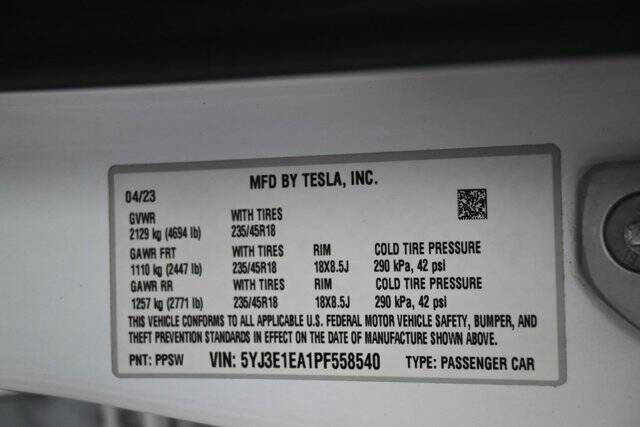 2023 Tesla Model 3