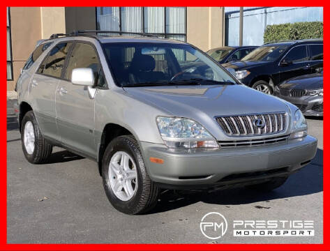 2002 Lexus RX 300 for sale at Prestige Motorsport in Rancho Cordova CA