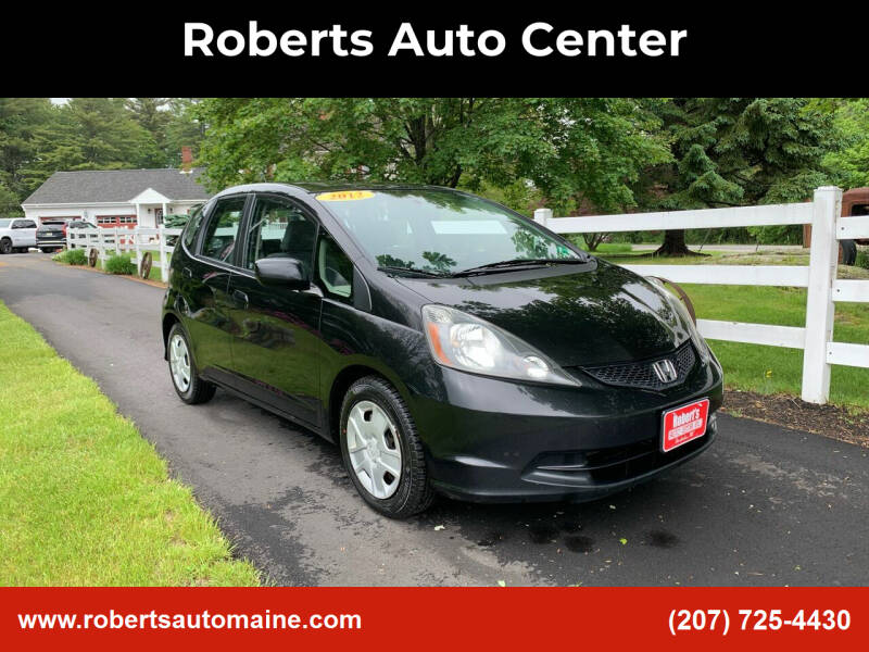 2012 Honda Fit for sale at Roberts Auto Center in Bowdoinham ME