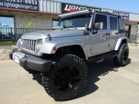 2015 Jeep Wrangler Unlimited for sale at Lightning Motorsports in Grand Prairie TX
