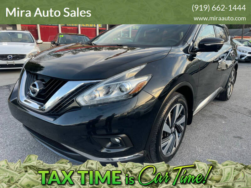 2015 Nissan Murano for sale at Mira Auto Sales in Raleigh NC
