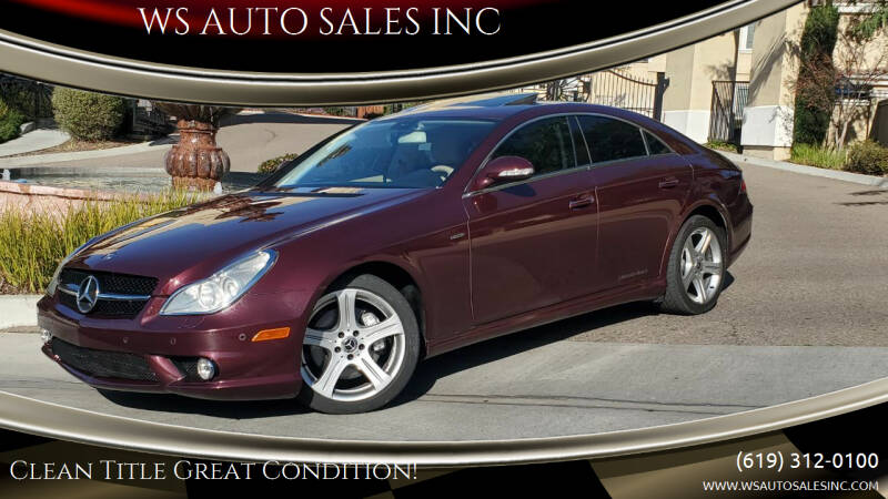 2006 Mercedes-Benz CLS for sale at WS AUTO SALES INC in El Cajon CA