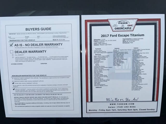 2017 Ford Escape Titanium