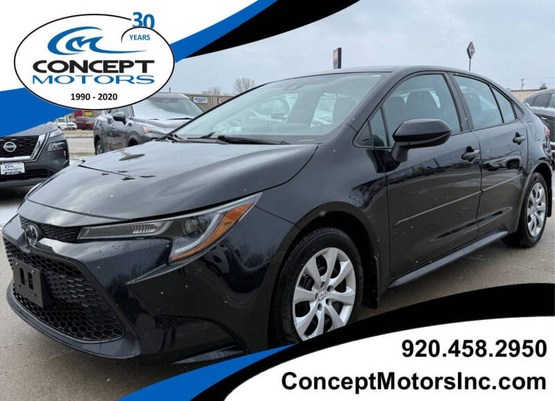 2021 Toyota Corolla for sale at CONCEPT MOTORS INC in Sheboygan WI