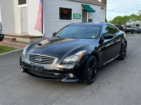2015 Infiniti Q60 Coupe for sale at Ruisi Auto Sales Inc in Keyport NJ