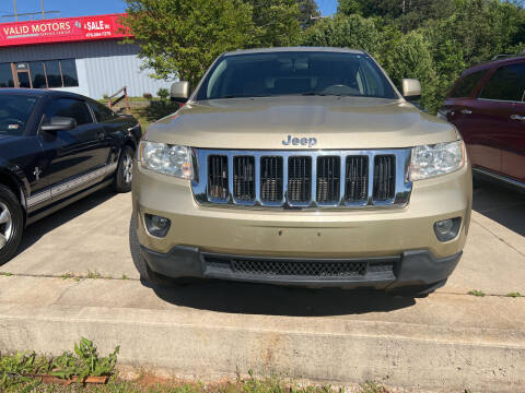 2011 Jeep Grand Cherokee for sale at Valid Motors INC in Griffin GA
