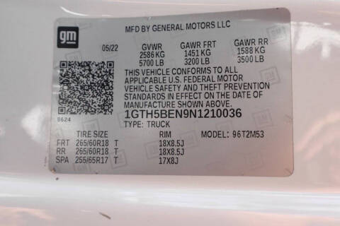 2022 GMC Canyon Elevation Standard