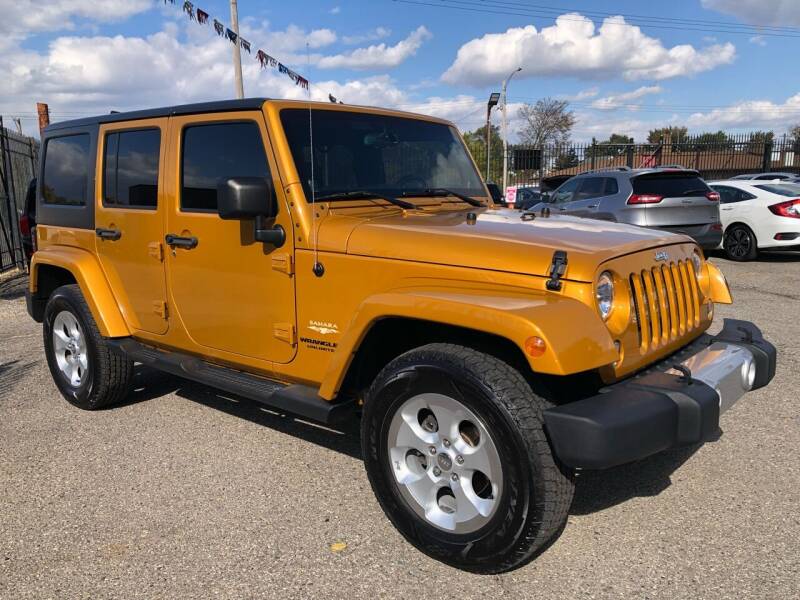 2014 Jeep Wrangler Unlimited for sale at SKY AUTO SALES in Detroit MI
