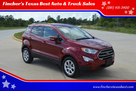 2020 Ford EcoSport for sale at Fincher's Texas Best Auto & Truck Sales in Tomball TX