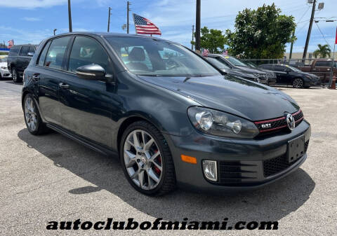 2013 Volkswagen GTI for sale at AUTO CLUB OF MIAMI, INC in Miami FL