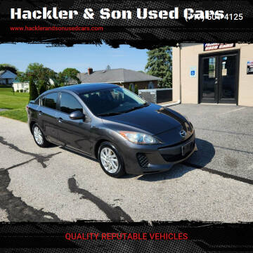 2012 Mazda MAZDA3 for sale at Hackler & Son Used Cars in Red Lion PA