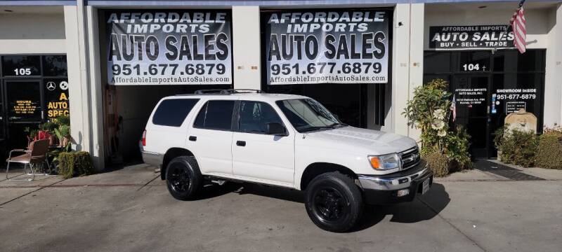 2000 Toyota 4Runner for sale at Affordable Imports Auto Sales in Murrieta CA