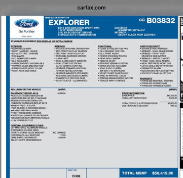 2016 Ford Explorer Sport