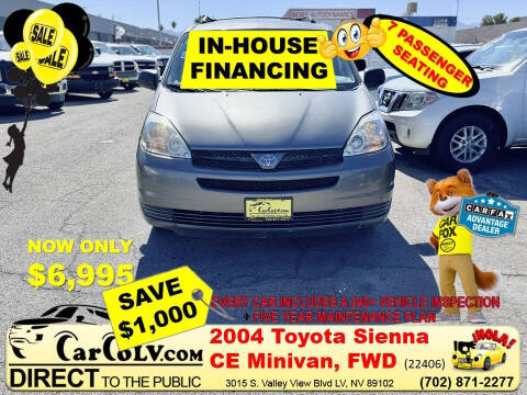 2004 Toyota Sienna for sale at The Car Company - Buy Here Pay Here in Las Vegas NV
