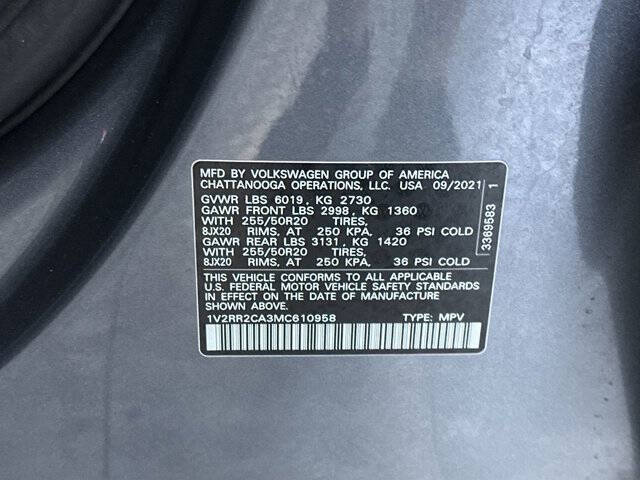 2021 Volkswagen Atlas