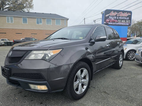 2010 Acura MDX for sale at Auto Outlet Sales and Rentals in Norfolk VA