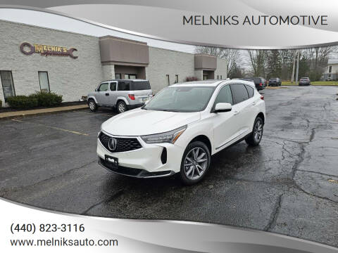 2022 Acura RDX for sale at Melniks Automotive in Berea OH