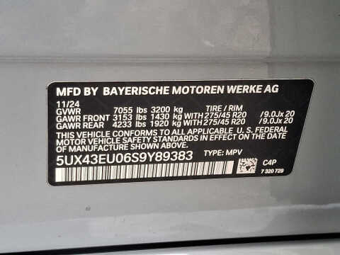 2025 BMW X5 xDrive50e