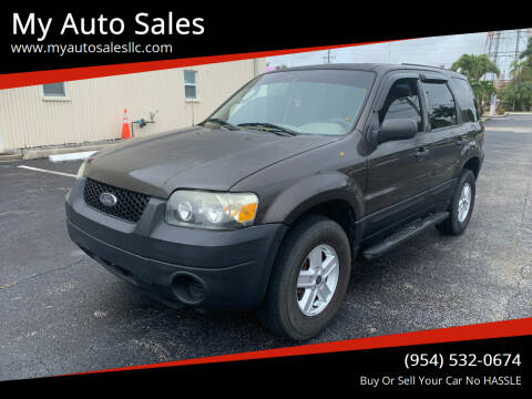 2007 Ford Escape for sale at My Auto Sales in Margate FL