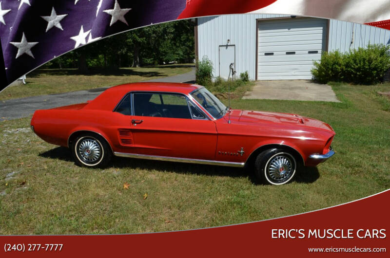 1967 Ford Mustang for sale at Eric's Muscle Cars in Clarksburg MD