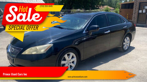 2007 Lexus ES 350 for sale at Prince Used Cars Inc in San Antonio TX