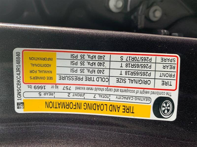 2018 Chevrolet Tahoe LT