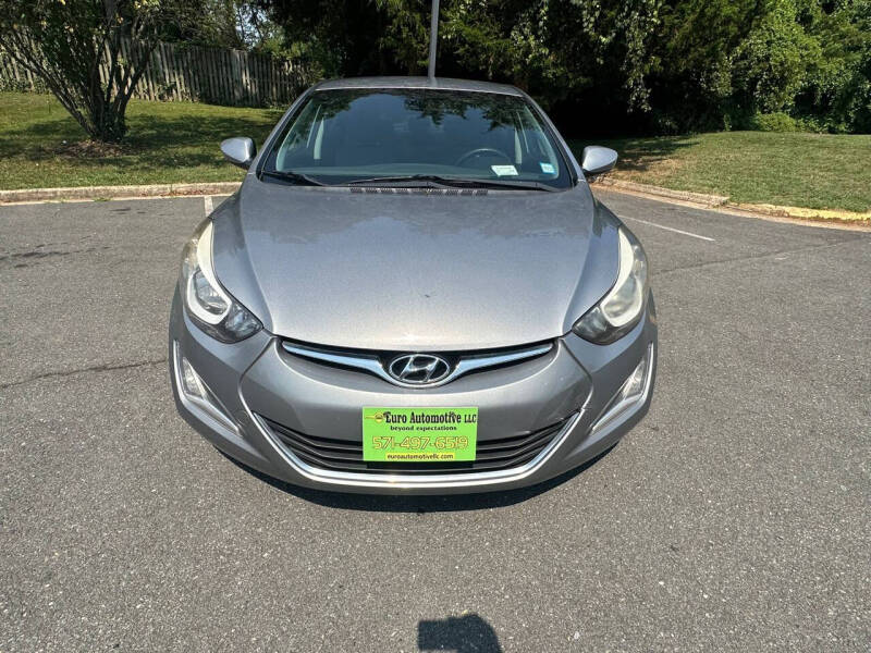 2015 Hyundai Elantra for sale at Euro Automotive LLC in Falls Church VA