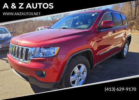 2011 Jeep Grand Cherokee for sale at A & Z AUTOS in Westfield MA